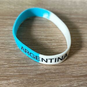 Argentina rubber bracelet